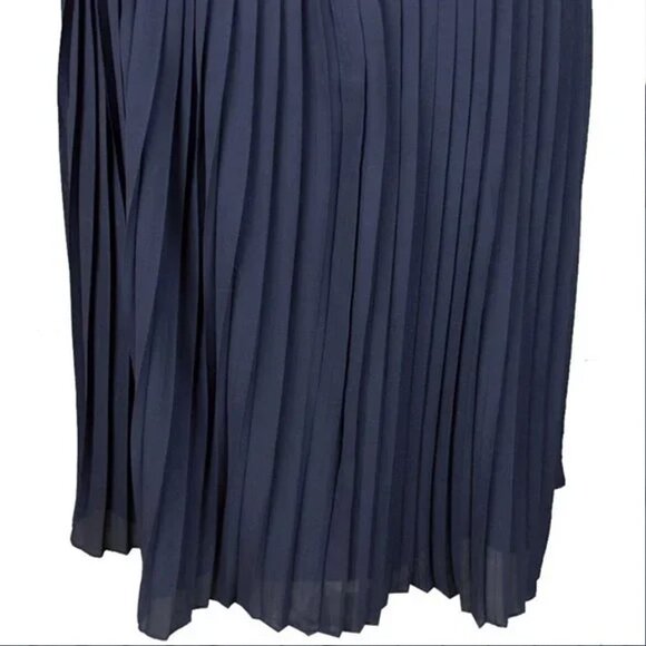 Tory Burch Black Pleated Sequins Embellished Front Holiday Christmas Party Skirt - Picture 6 of 8